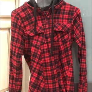 long sleeve thermal hoodie